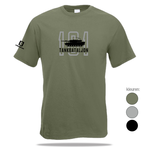 101 tankbat defensie t-shirt