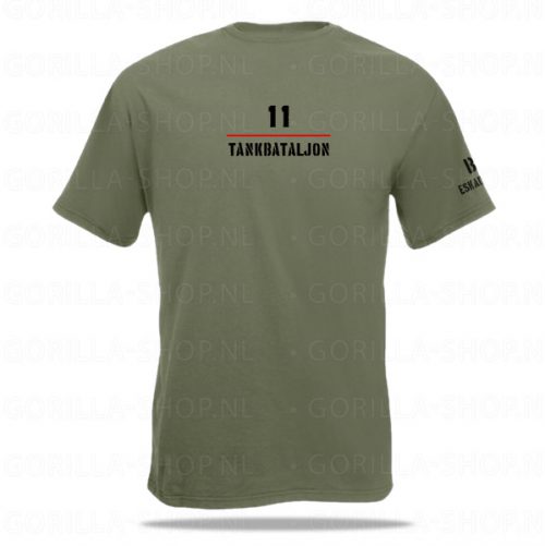 11 tankbataljon t-shirt