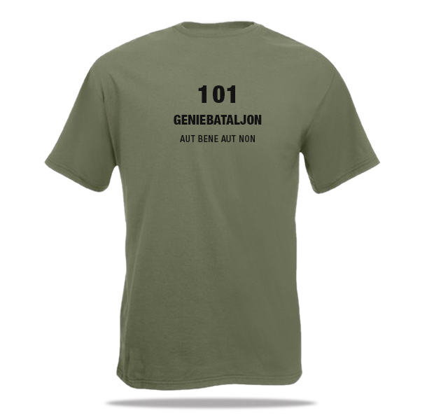 101 Geniebataljon Premium T-shirt - Afbeelding 2