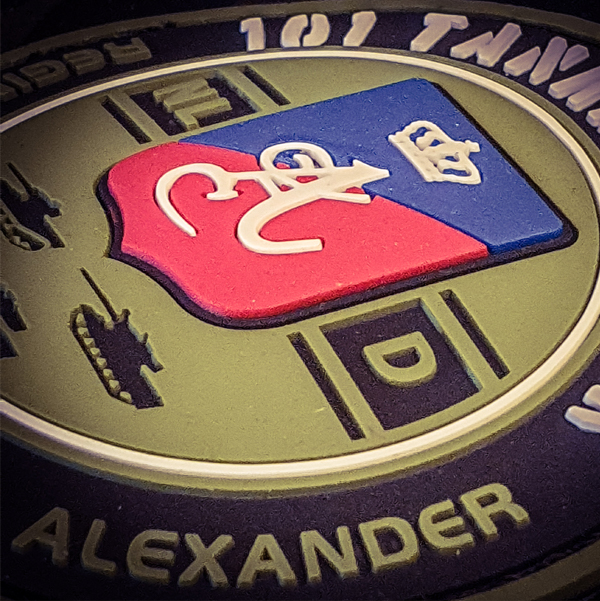101 Tankbataljon Patch (pvc, 3 + 1 gratis!) - Afbeelding 3