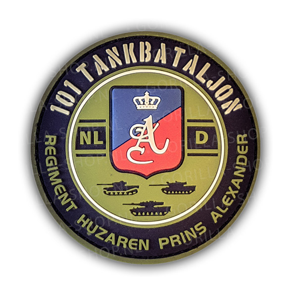 101 Tankbataljon Patch (pvc, 3 + 1 gratis!)