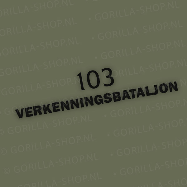103 Verkenningsbataljon A-Eskadron - KIT - Afbeelding 5