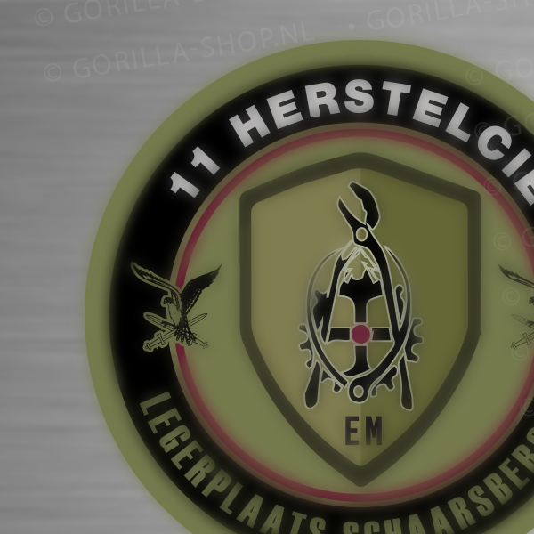 11 Herstelcompagnie sticker - Afbeelding 2