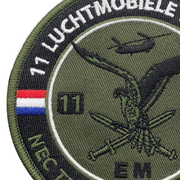 11 Luchtmobiele Brigade (groen) Patch - Afbeelding 2
