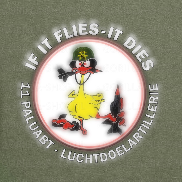 11 PALUABT T-shirt (when it flies, it dies) - Afbeelding 4