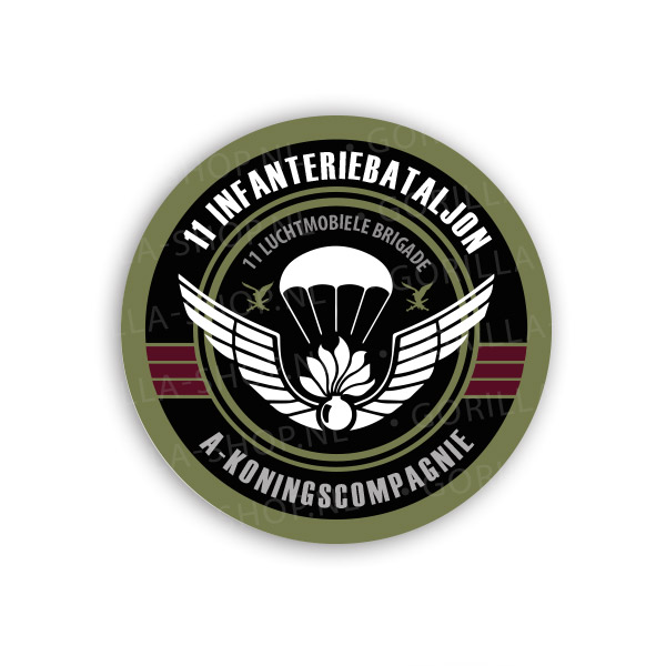 11 Infanteriebataljon A-Cie sticker