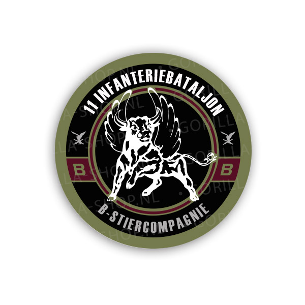 11 Infanteriebataljon B-Cie sticker