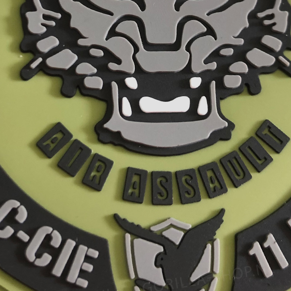 11 Infbat C-Cie Patch (Tijger) 3+2 GRATIS - Afbeelding 4