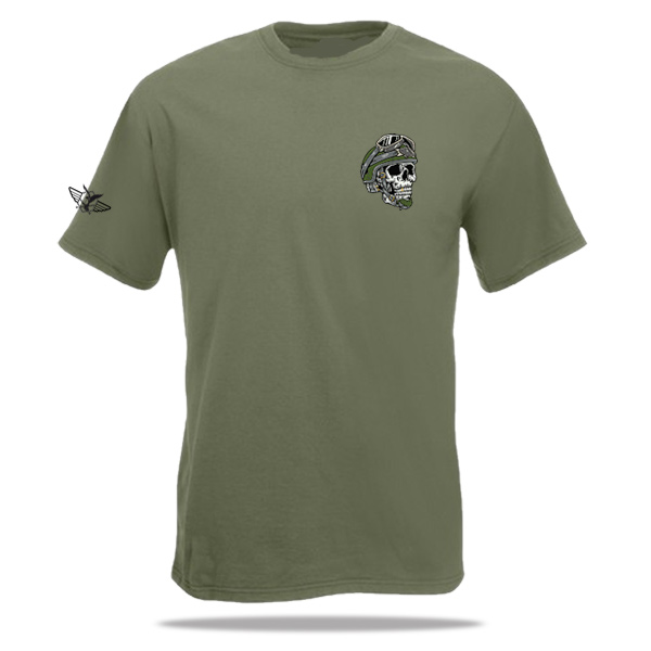 11 Luchtmobiele Brigade - (skull met helm)