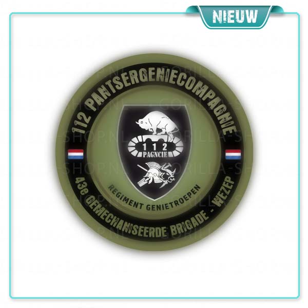 112 Pantsergeniecompagnie - sticker