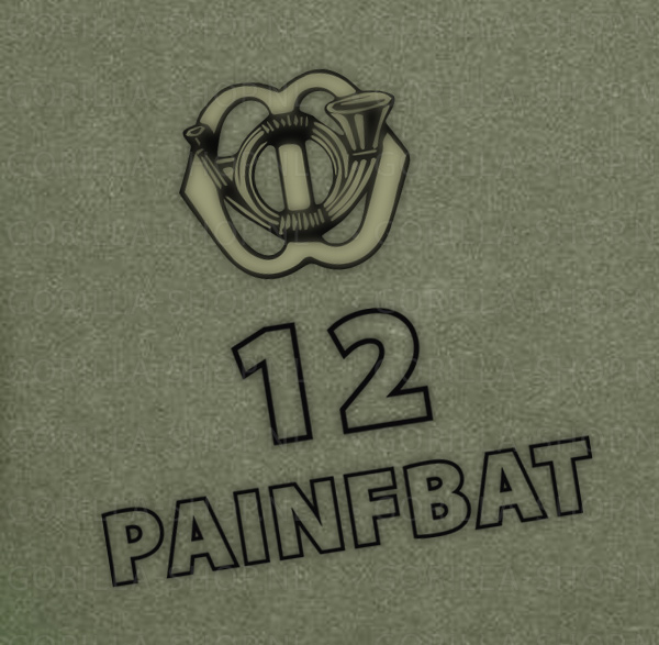 12 Painfbat Garde Jagers Premium T-shirt - Afbeelding 3