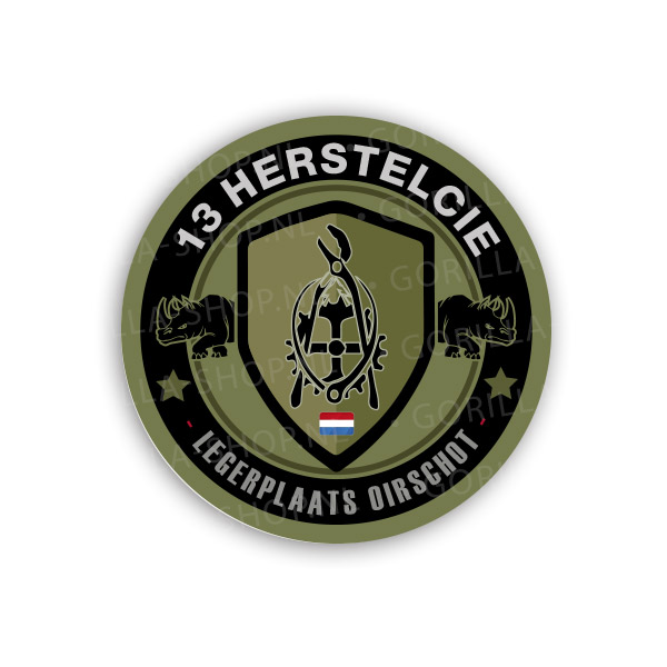 13 Herstelcompagnie sticker