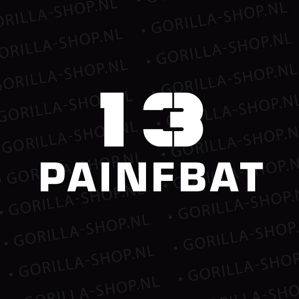 13 PAINFBAT Premium ZWART T-shirt - Afbeelding 5