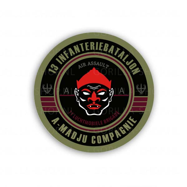 13 Infanteriebataljon (A-Madju Cie) Sticker