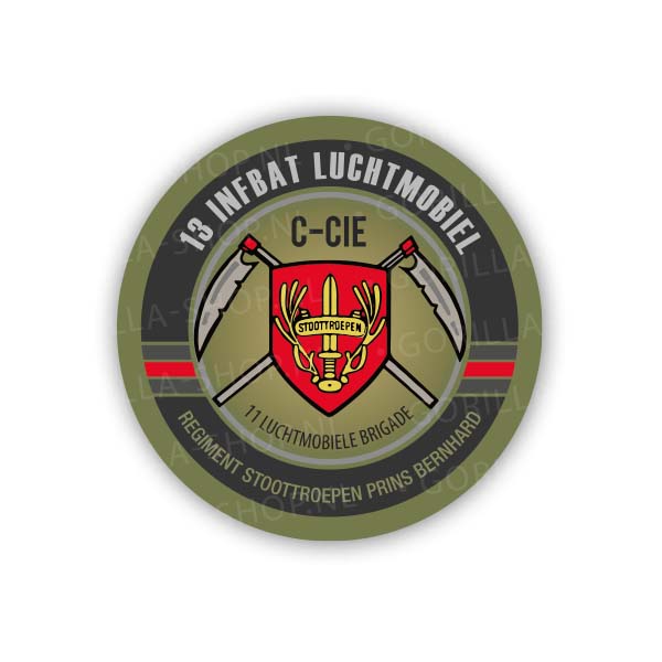 13 Infanteriebataljon (C-cie) Sticker