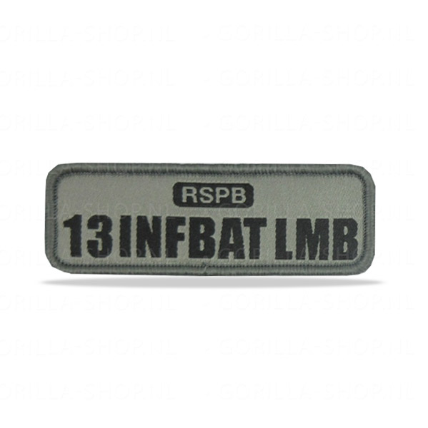 13 Infbat - Rechthoek patch (gewoven)