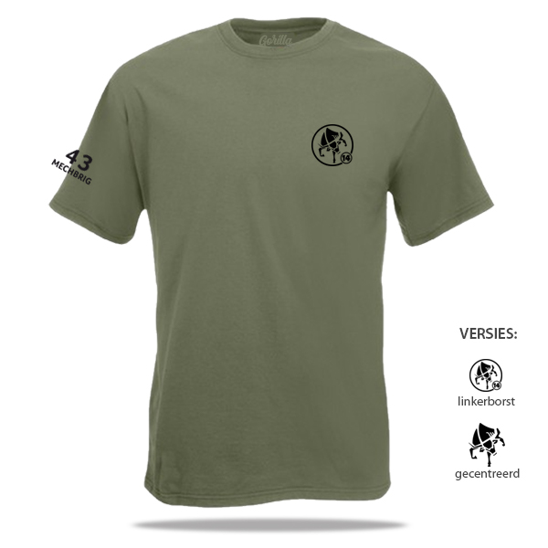 14 Afdeling Veldartillerie Premium t-shirt - Afbeelding 2