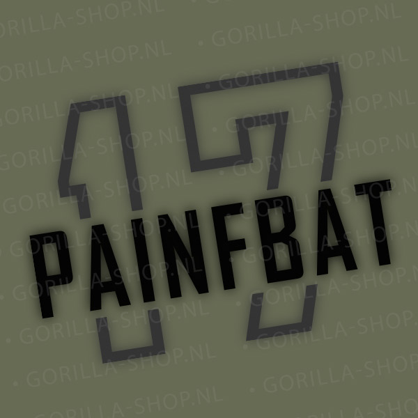17 PAINFBAT OUTLINE T-shirt - Afbeelding 3