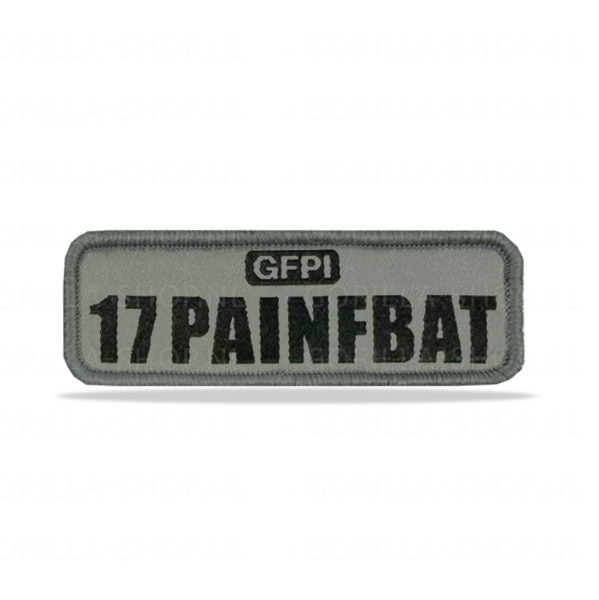 17 Painfbat – Rechthoek patch (gewoven)
