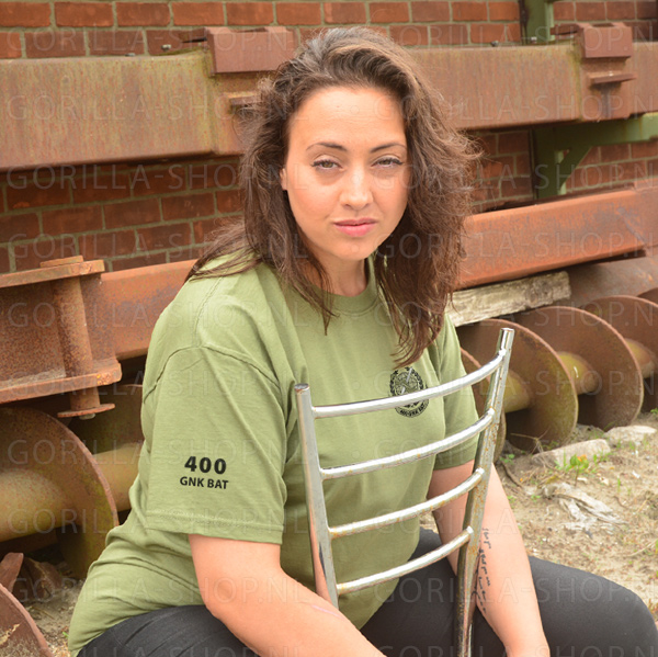 400 Geneeskundig Bataljon (400 GNK BAT) Premium T-shirt (oud logo) - Afbeelding 5