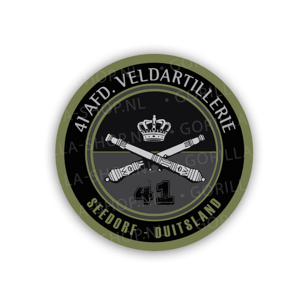 41 Afdeling Veldartillerie sticker