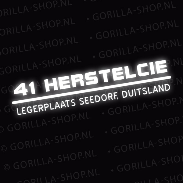 41 Herstel Cie Premium T-shirt ZWART - Afbeelding 4