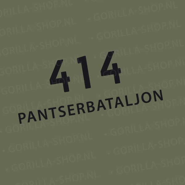 414 Pantserbataljon Premium T-shirt - Afbeelding 6