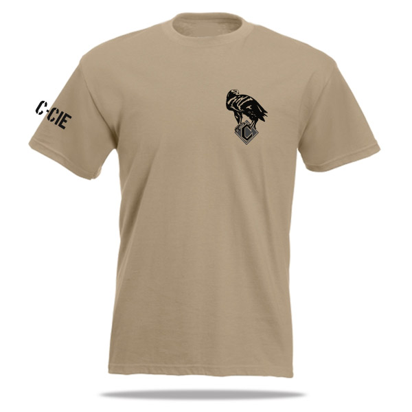 42 BLJ (KHAKI) Premium Charlie-cie T-shirt