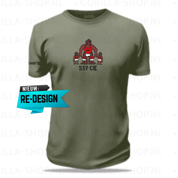 42 BLJ SSV-cie (apen) T-shirt (groen)