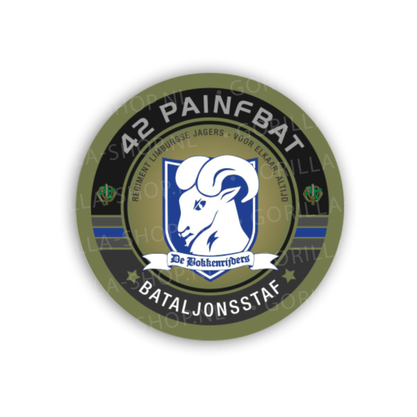 42 Painfbat, Bataljonsstaf - sticker