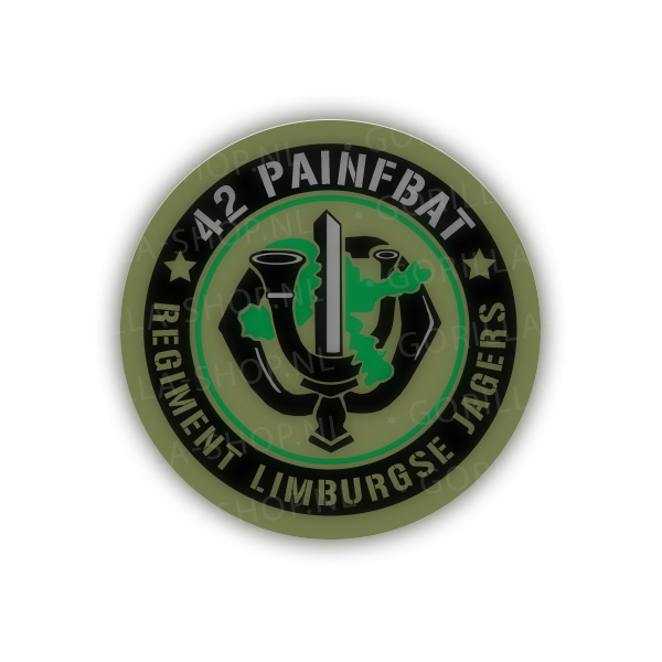 42 Painfbat sticker rond