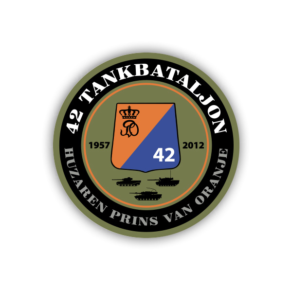 42 Tankbataljon sticker