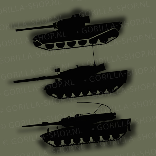 43 TankBataljon OUTLINE T-shirt - Afbeelding 6