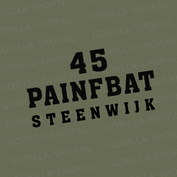 45 Painfbat STEENWIJK Premium T-shirt - Afbeelding 6