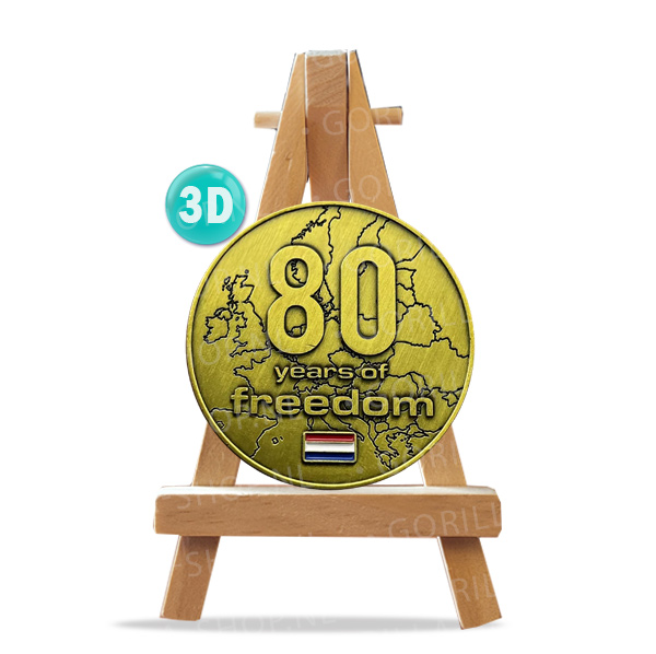 80 jaar vrijheid- Coin KIT (Driepoot)