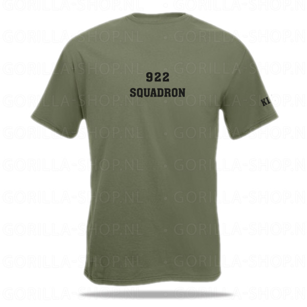 922 Squadron T-shirt (olijfgroen) - Afbeelding 2