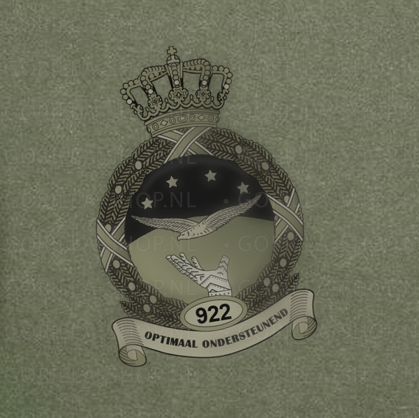 922 Squadron T-shirt (olijfgroen) - Afbeelding 4