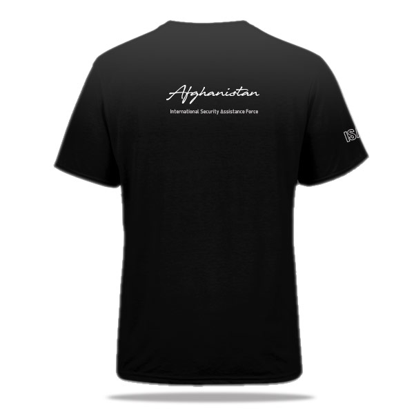 Afghanistan (black) T-shirt - Afbeelding 2