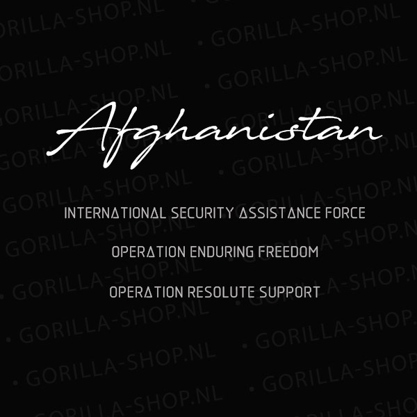 Afghanistan (black) T-shirt - Afbeelding 3