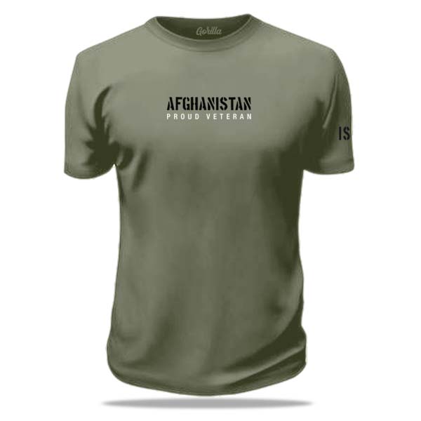 Afghanistan T-shirt (army green)