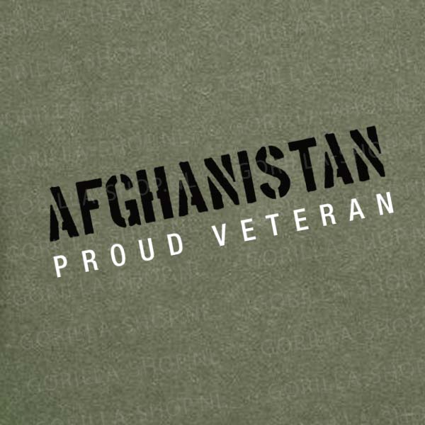 Afghanistan T-shirt (army green) - Afbeelding 4