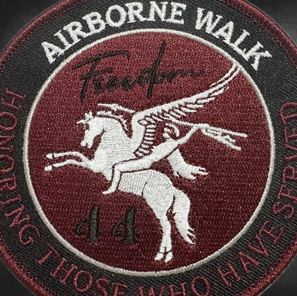 Airborne Walk patch (rond) - Afbeelding 2