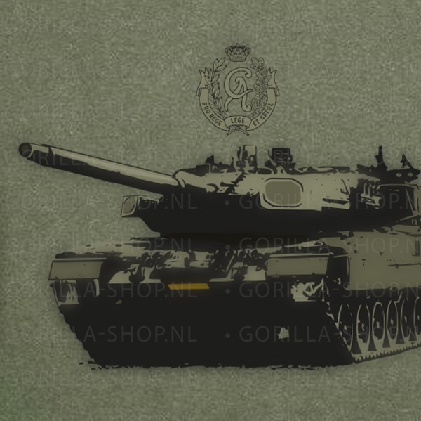 Amalia Tankbataljon Leopard2 t-shirt - Afbeelding 3