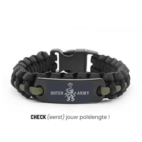 Paracord Armband - Koninklijke Landmacht