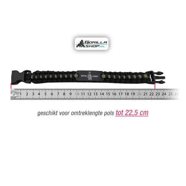 Paracord Armband - Koninklijke Landmacht - Afbeelding 2