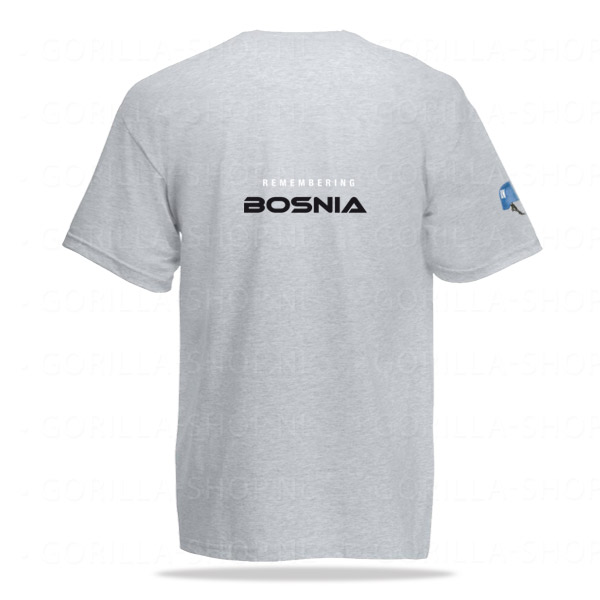 BOSNIË - UNPROFOR Premium T-shirt (zinkgrijs) - Afbeelding 2
