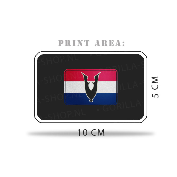 Veteraan - Beanie (vlag NL - zwart) - Afbeelding 3