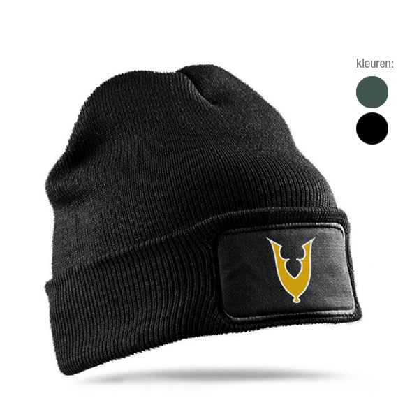 Veteraan - Beanie (oker-kleurig symbool)