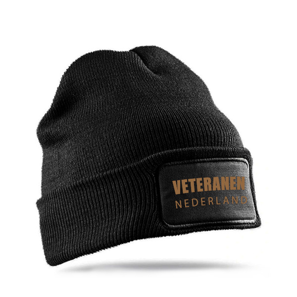 Veteraan - Beanie (Veteranen Nederland, zwart)