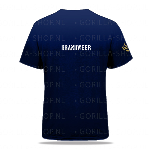 Brandweer - Firefighters t-shirt (navyblue) - Afbeelding 2